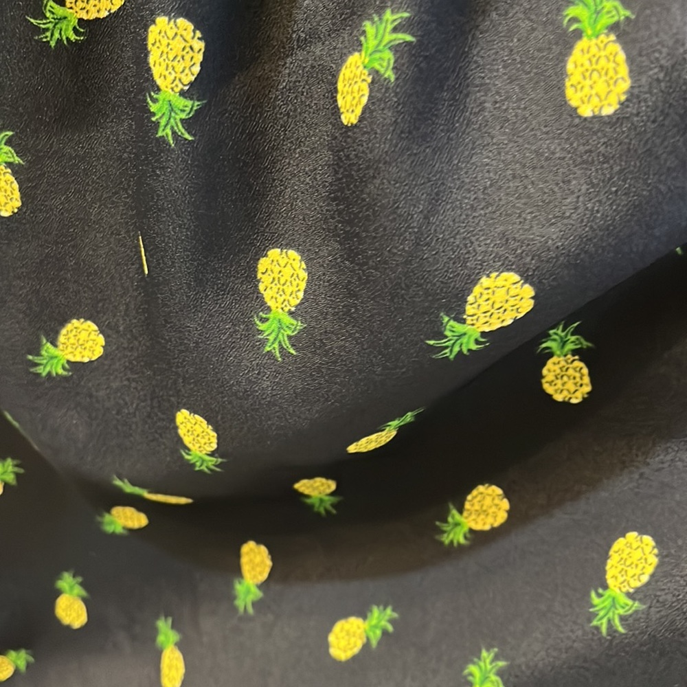 Navy pineapple J. Crew dress - Picture 7 of 8